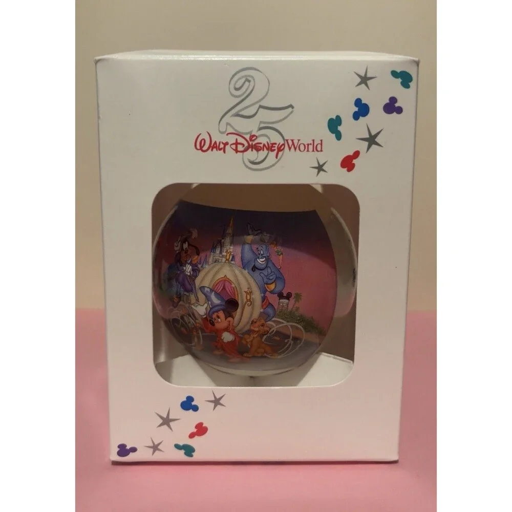 Vintage Walt Disney World 25th Ornament 